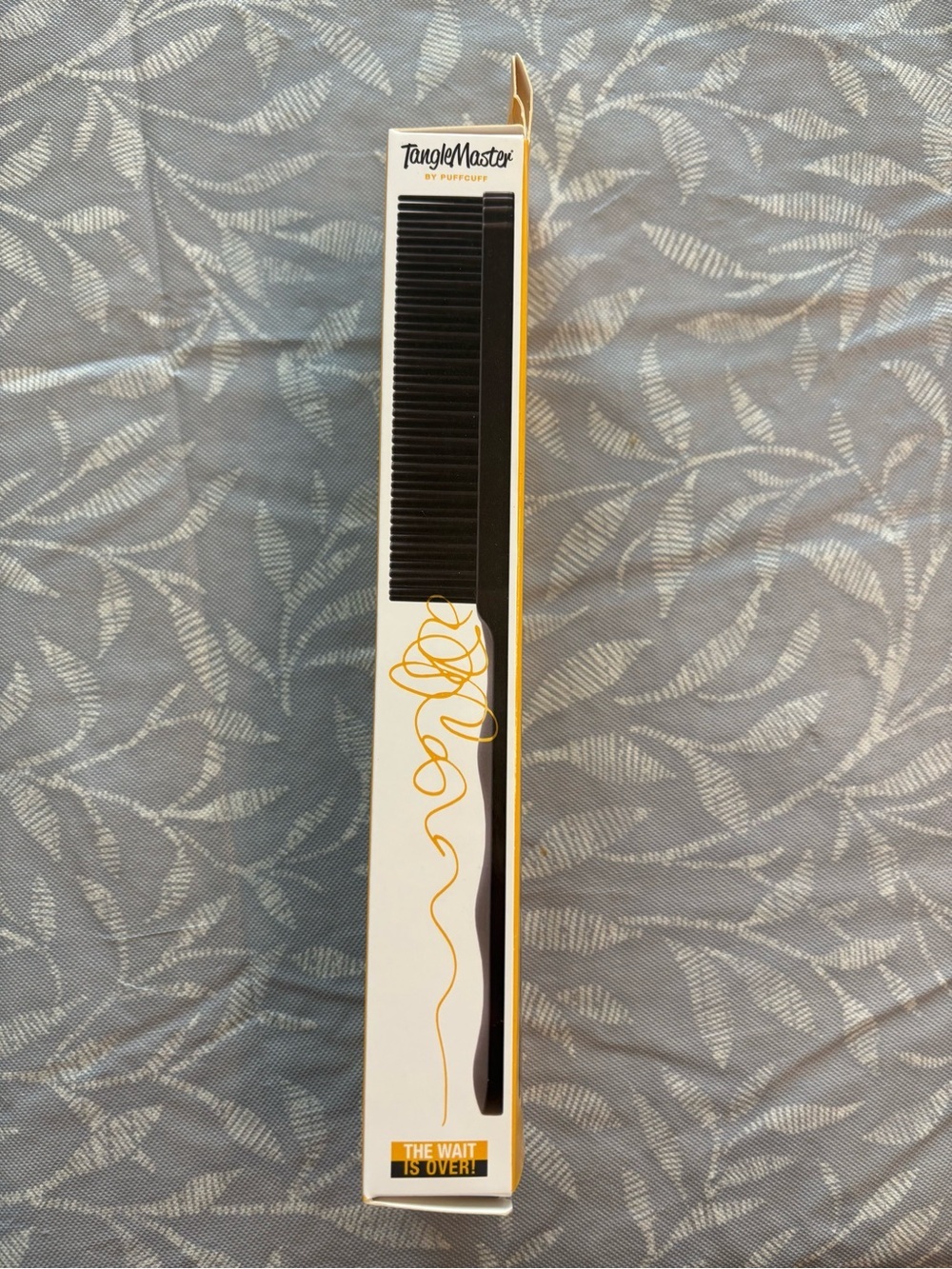 NWT TangleMaster Detangling Brush by PuffCuff Black Hair Comb Made in USA - Picture 3 of 4